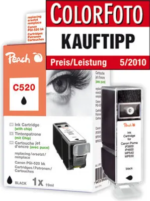 Obrázek produktu pro Peach 313545, Černá, Inkoust na pigmentové bázi, 1 kusů