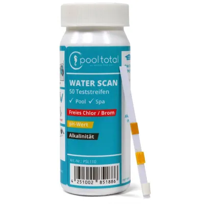Produktbild von Water SCAN Teststreifen Chlor, pH + Alkalinität