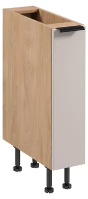 Obrázek produktu pro Výsuvná skříňka SALERNO - šířka 20 cm, dub / béžová
