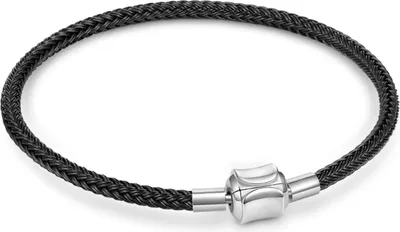Produktbild von Gnoce Armband Schwarz Basic GNB049-19 Edelstahl