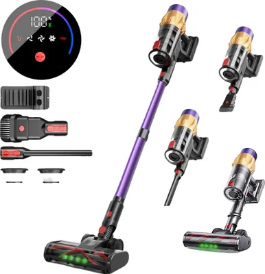 Obrázek produktu pro Akumulátorový vysavač, silný sací výkon, univerzální design, LILA