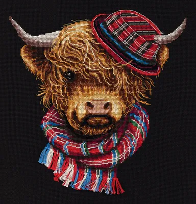 Produktbild von Panna Kreuzstichset "Dandy Joe" 25x24,5cm, Zählmuster
