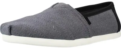 Productafbeelding van TOMS heren slippers, plat model, donkergrijs, maat 39 EU