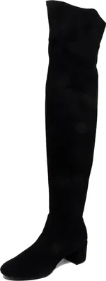 Produktbild von F6256 stivale donna schwarz UNISA KAMA scarpe Wildleder Stretch Stiefel Schuh Frau