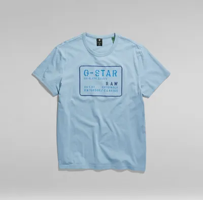 Produktbild von G-STAR RAW DENIM APPLIQUE MULTI TECHNIQUE R T Herren T-Shirt