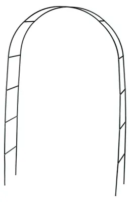 Produktbild von Metall Rosenbogen 240 cm hoch - Gartenbogen für Rankhilfe und Spalier