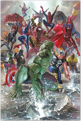 Zdjęcie produktu dla Plakat Marvel Los Vengadores Marvel Legacy 61x91.5cm