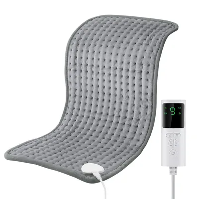 Produktbild von Heizkissen,weiches elektrisches Heizkissen mit Regler, 9 Heizstufen, 4 Timer-Einstellungen,220V-240V,ideal für Rücken, Nacken, Schultern, Bauch