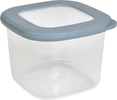 Productafbeelding van MICHELINO Opbergbox, voorraadpot, voorraadcontainer voor een goed georganiseerde voorraadkast. 550 ml, blauw