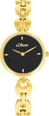 Produktbild von s.Oliver Damen Uhr Armbanduhr Edelstahl gold 2038587
