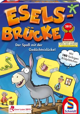 Produktbild von Schmidt Spiele Eselsbrücke, Brettspiel, Bildend, 8 Jahr(e), Familienspiel