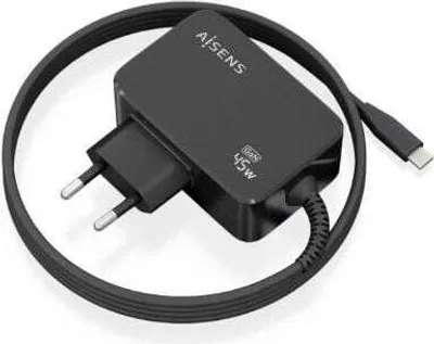 Productafbeelding van AISENS ASCH-1PD45WL032-BK, Binnen, AC, 1,8 meter, Zwart