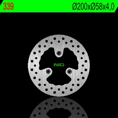 Obrázek produktu pro NG BRAKES Bremsscheibe rund starr
