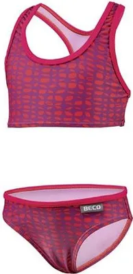 Produktbild von Bikini -Mädchen Polyamid/Elasthane Rot/Lila Größe 104