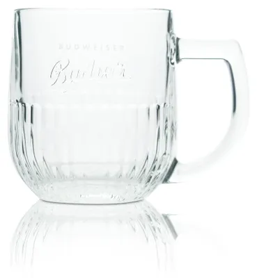 Produktbild von Budweiser Bierglas 0,3l Budvar Kontur Krug Gläser Tschechisches Lagerbier Brauerei