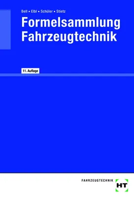 Produktbild von Formelsammlung Fahrzeugtechnik