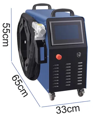 Produktbild von Laser-Reinigungsmaschine - Handgeführter Laserreiniger - 1500 W - Luftgekühlt - Ölreinigung - Farbentfernung - Scanbreite 300 mm
