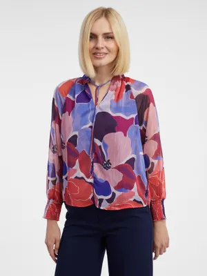 Produktbild von Orsay Rote Damenbluse mit Blumenmuster 650264314000__40