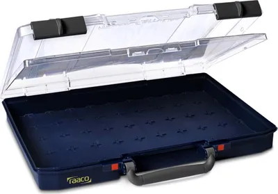 Produktbild von raaco CarryLite 55 5x10-0/DL, Blau, Polycarbonat (PC), Polypropylen (PP), 413 mm, 330 mm, 58 mm, 1,3 kg