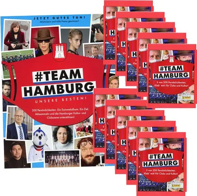 Produktbild von Team Hamburg - Sammelsticker - 1 Album + 10 Tüten