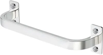 Produktbild von Handtuchhalter für Badezimmer, 25 cm, Wandmontage, robuster Edelstahl-Handtuchhalter, polierte Chromoberfläche, ideal für Badezimmer