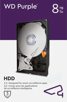 Obrázok produktu pre WD     8TB WD84PURZ   Purple    7200 SA3