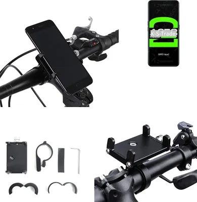 Produktbild von K-S-Trade Handyhalterung für das Fahrrad kompatibel mit Oppo Reno Ace 2 Halter Lenkstange Fahrradhalterung Motorrad Bike Mount Befestigung Smartphone