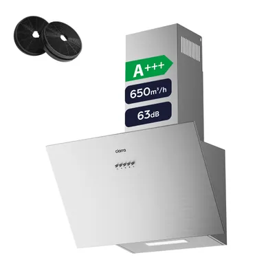 Produktbild von CIARRA Kopffreihaube A+++ 650 m³/h Dunstabzugshaube 60 cm Kopffreie Schräghaube LED VMS6762A
