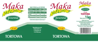 Zdjęcie produktu dla Polskie Młyny mąka pszenna typ 450 tortowa 1 kg
