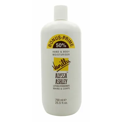 Produktbild von Alyssa Ashley Vanilla, Lotion, Frauen, Feuchtigkeitsspendend, Jeder Hauttyp, 500 ml, Flasche