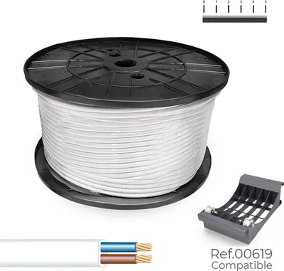 Immagine prodotto di Cavo elettrico Sediles bianco 2 x 1,5 mm 200 m h05vvh2-f