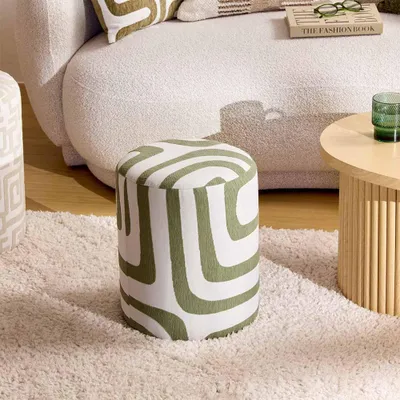 Produktbild von Eazy Living Pouf Ø 30 cm Lenzo Grün