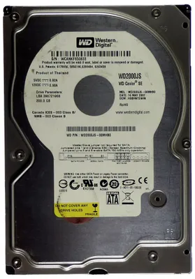 Produktbild von 200GB HDD WD Caviar SE WD2000JS SATA2 ID12394