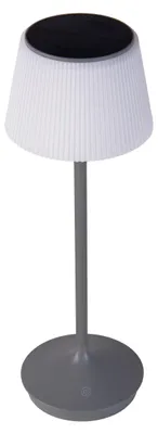 Produktbild von Tischlampe kabellos Outdoor Solar Tischleuchte Dimmbar Solarleuchte Grau 5310716