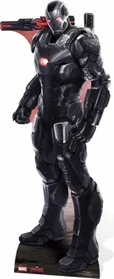 Produktbild von Captain America Movie Civil War Pappaufsteller (Stand Up) - War Machine ( 191 cm)