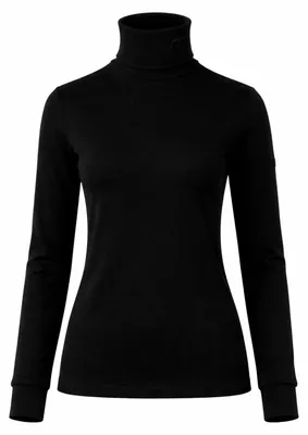 Produktbild von Brandsseller Medico Damen Rollkragenpullover Baumwolle Schwarz 44