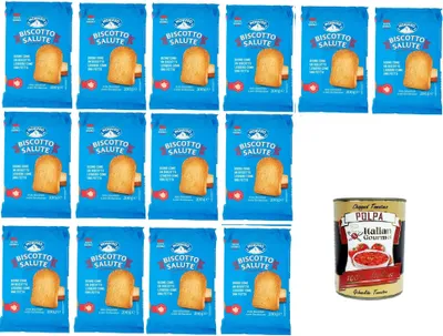 Produktbild von Monviso Biscotto Salute Fette Biscottate Zwieback 14x200gr+ Italian Gourmet polpa 400g