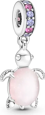 Zdjęcie produktu dla Wisiorek Pandora Pink Sea Turtle Murano Glass Charm Pendant 798939C02
