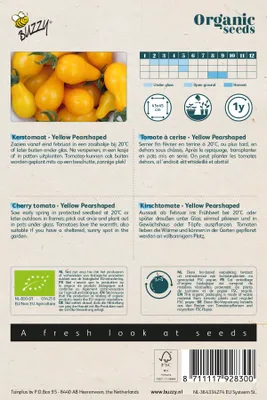 Artikelbild 2 von 'Kirschtomaten Yellow Pearshaped' aus der Kategorie Kirschtomatensamen