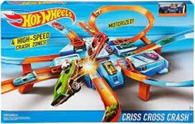Zdjęcie produktu dla Mattel - Zestaw torów Hot Wheels Criss Cross Crash