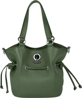 Produktbild von Lamarthe Paris Damen Tasche aus grünem Leder