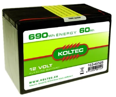 Productafbeelding van Koltec Batterij 12 Volt 690 WH 60 Ah