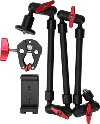 Image de Support de caméra réglable, rotation à 360 degrés, support stable pour téléphone portable
