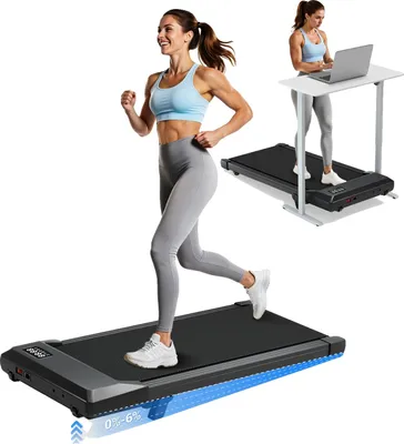 Obrázek produktu pro Běžecký pás, 2,5 hp, nastavitelné úrovně rychlosti, černý