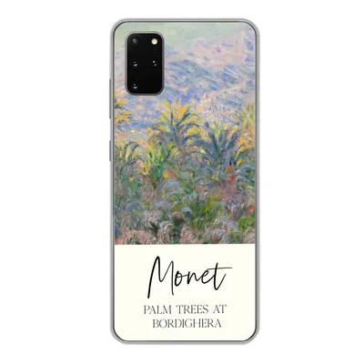 Produktbild von MuchoWow® Handyhülle Schutzhülle Hülle für Samsung Galaxy S20 Plus Monet - Kunst - Palmen in Bordighera Silikon Softcase Handy Hülle - Hartschale
