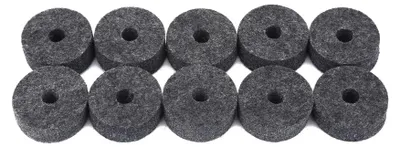 Image de 10 pièces Jazz Drum Cymbales Feutres Accessoires pour instruments de musique Gris