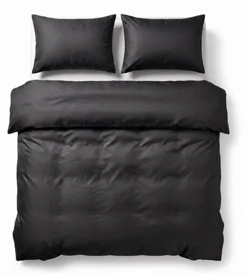 Imagen del producto de Sleeptime, sábana de satén, color negro, 200 x 220 cm
