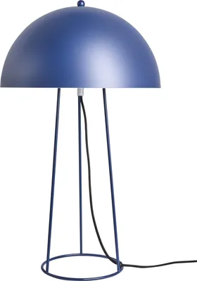 Obrázok produktu pre BELIANI Stolná lampa modré kovové tienidlo a podstavec 52 cm stolná lampa osvetlenie spálňa obývacia izba