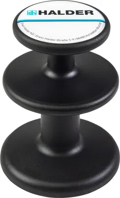 Produktbild von Magnethalter D.65mm schwarz HALDER
