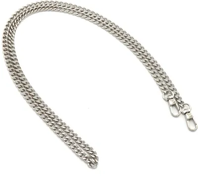 Produktbild von Handtaschenkette, Handtaschenkettenriemen, 120 cm, Handtaschenkette, DIY-Metallriemengriff, Ersatz for Damen-Umhängetasche(Silber)